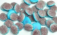 Wholesale Vidal Jelly Filled Brains Sweets | 120-Piece Bulk Tub